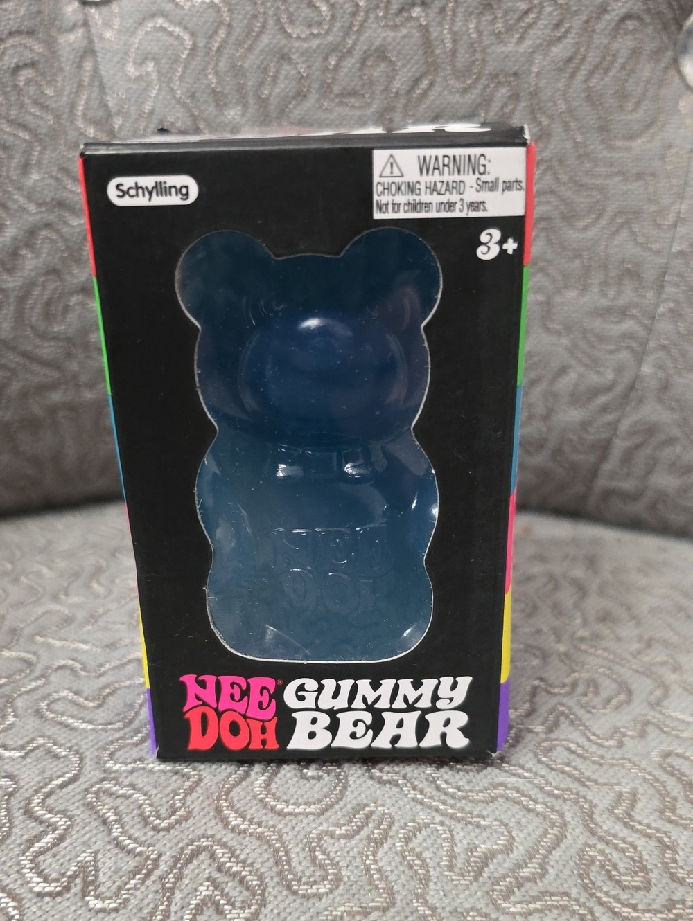 Schylling Nee Doh Gummy Bear Sensory Toy - Blue